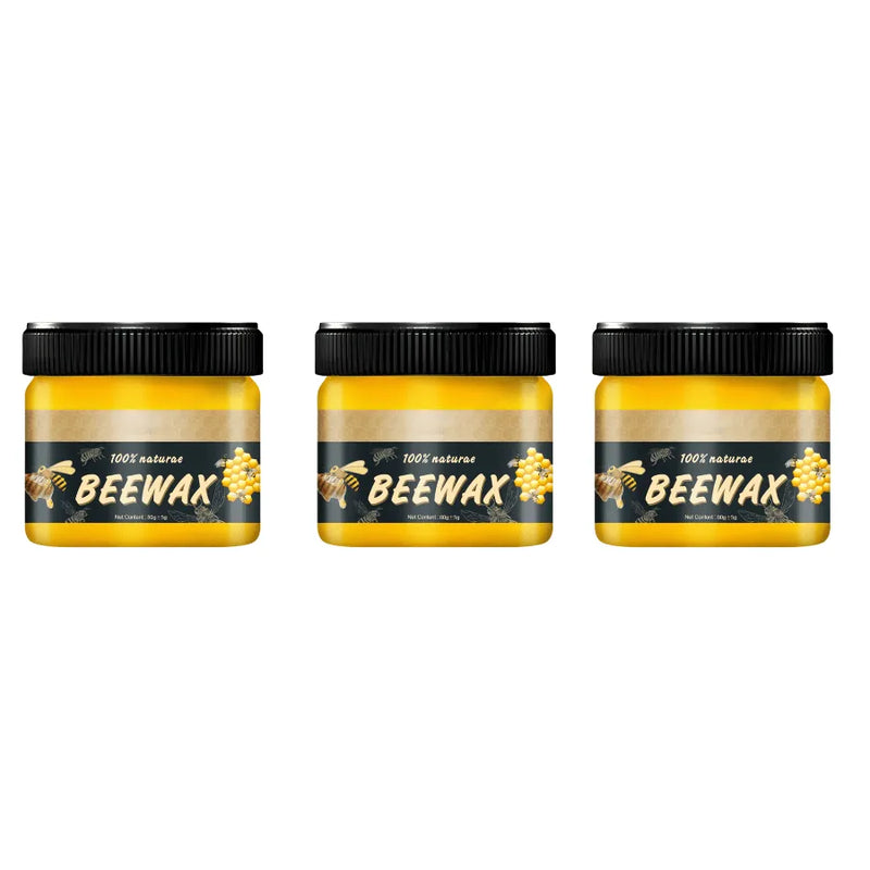 Cera Feita com Mel de Abelha Restauradora Premium de Móveis, Pisos e Madeiras BeeWax [COMPRE 1 LEVE 3]