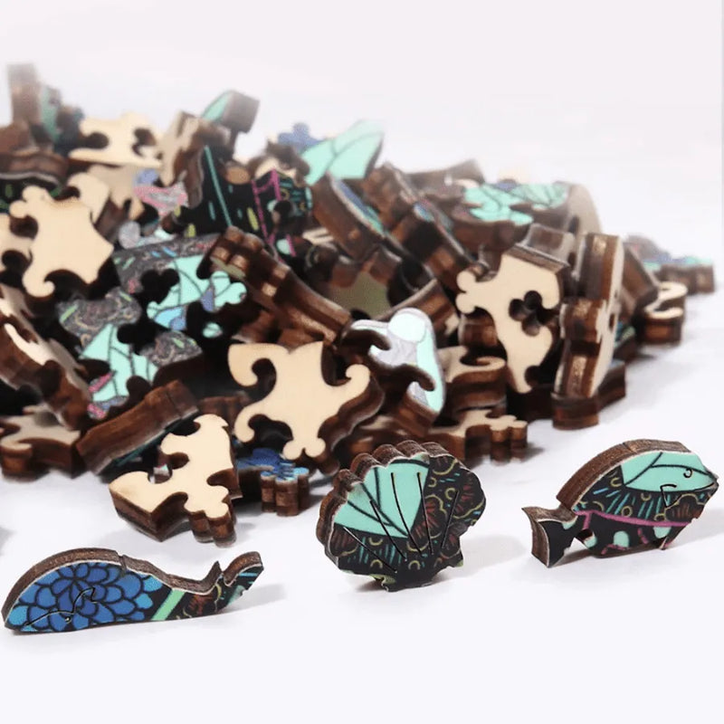 Quebra-Cabeça De Madeira Inova WOOD PUZZLE - Casal De Guardiões | Diversão Com Diversos Benefícios