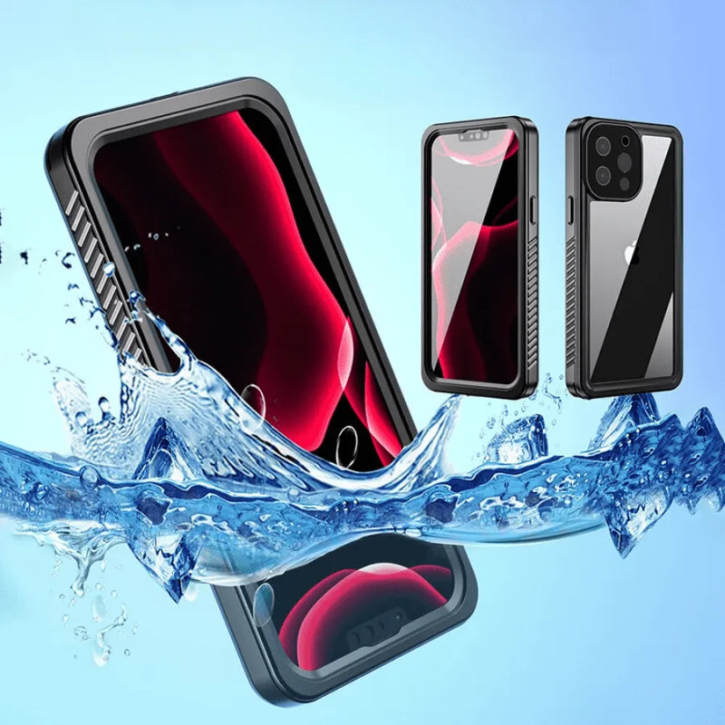 Capinha de Celular para IPhone 100% à Prova D'água e proteção Anti-Impacto com Bracelete Flutuante