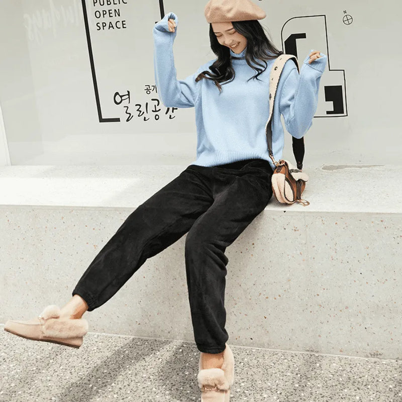 Calça De Pijama Feminina Peluciada Fleece Comfort | Quentinha, Macia e Super Confortável
