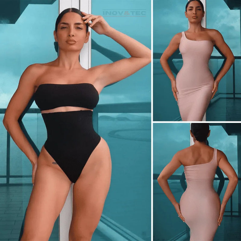 Cinta Modeladora Feminina SlimFit - Modela a Cintura, Esconde a Pochete e Empina o Bumbum Sem Enrolar e Sem Incômodos