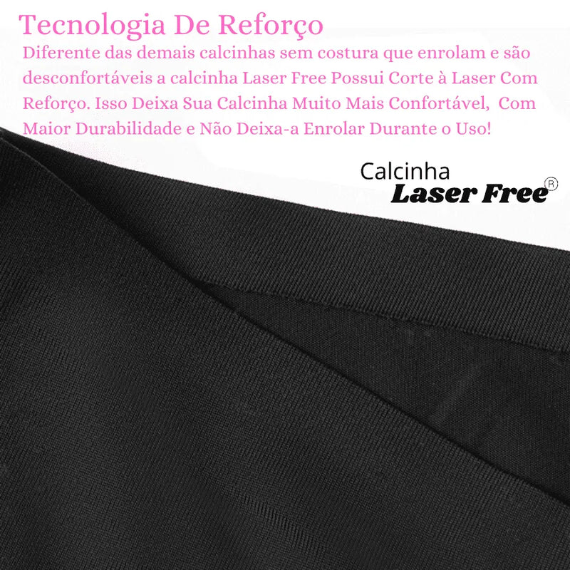 Calcinha Premium sem Costura a Laser e Confortável Laser Free [PAGUE 4 e LEVE 7]