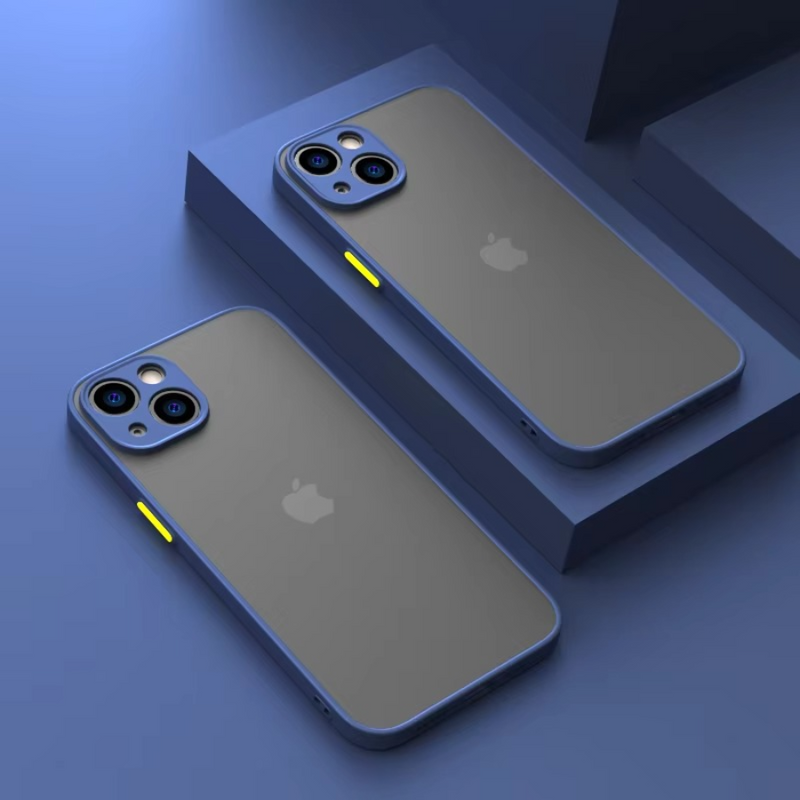 Capinha de Celular para Iphone Matte Translúcida Anti-impacto em Silicone