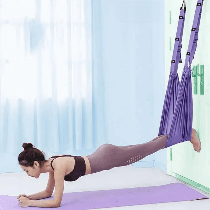 Faixa Elástica de Yoga para Alivio de Dores Nas Costas e Alongamento