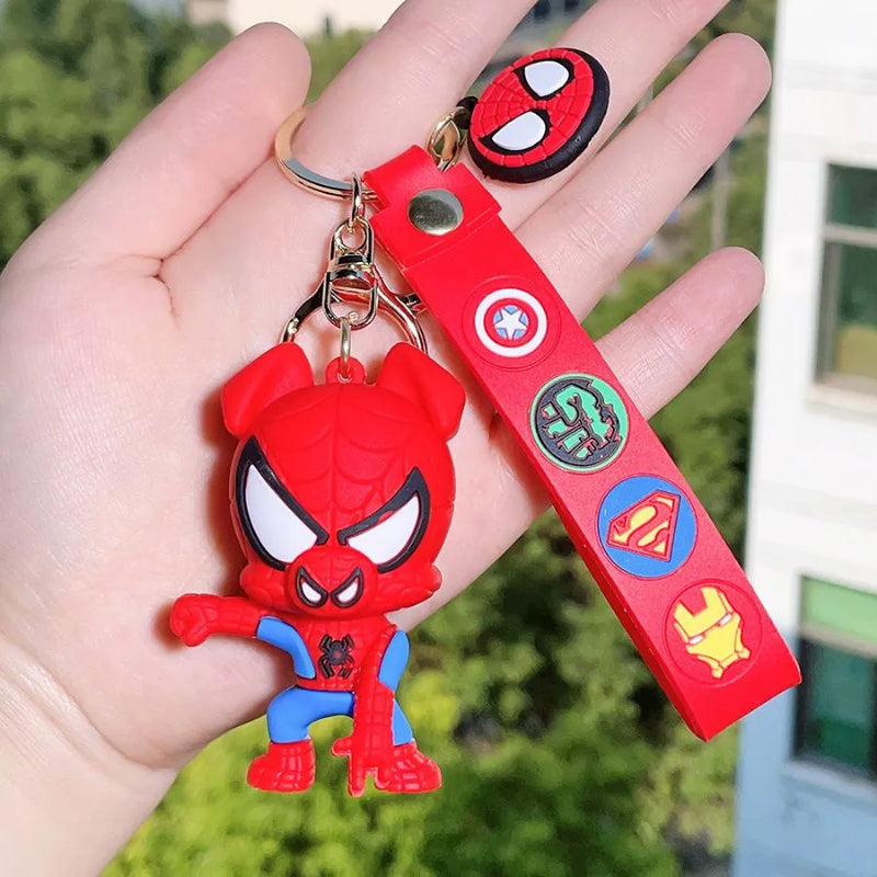 Chaveiro Super Heroes em Silicone Marvel DC Quality