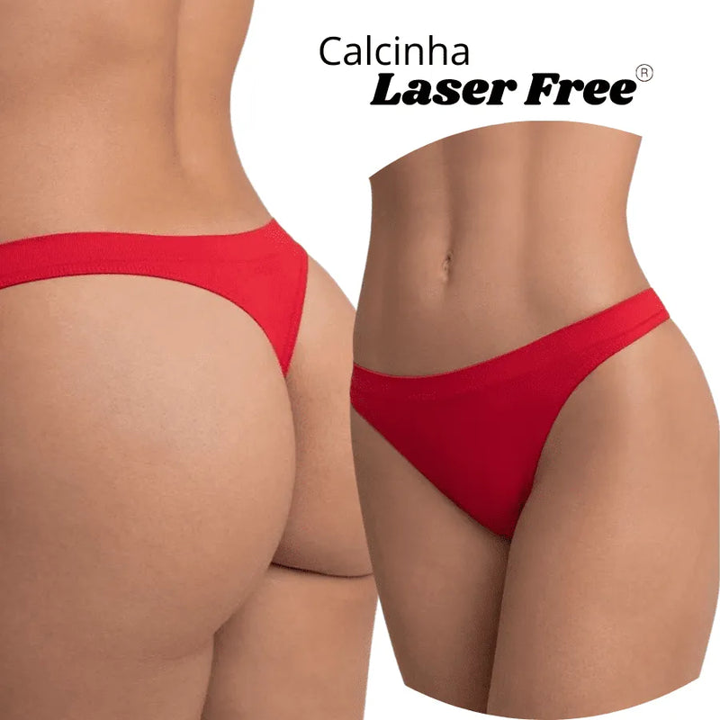 Calcinha Premium sem Costura a Laser e Confortável Laser Free [PAGUE 4 e LEVE 7]