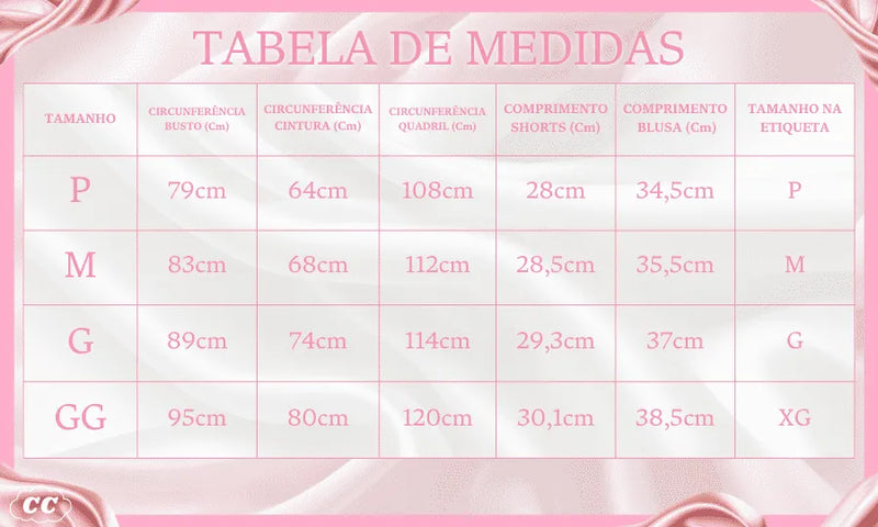 Pijama Feminino Leashes - Conjunto Top Cropped e Shorts Fresquinho LooseFit | Tecido Super Macio e Confortável