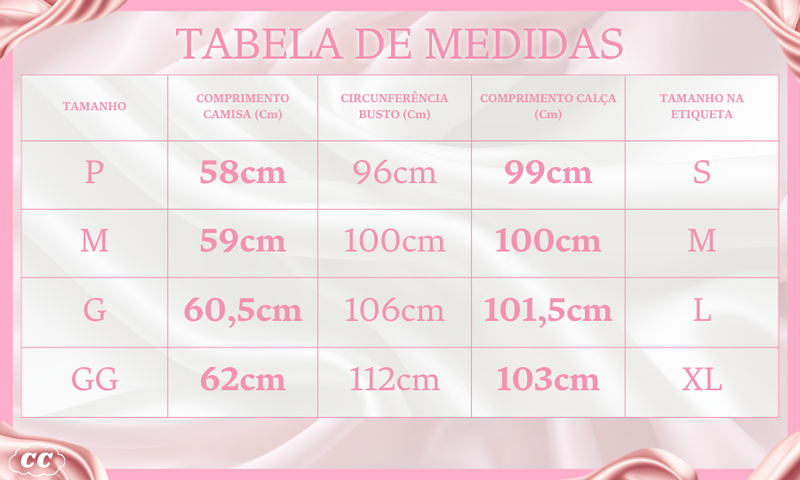 Pijama Feminino Tender Touch - Conjunto Com Calça e Camisa Longa em Tecido LooseFit | Macio, Confortável e Quentinho