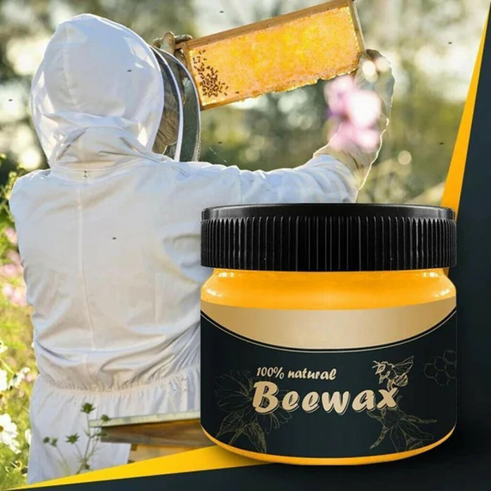 Cera Feita com Mel de Abelha Restauradora Premium de Móveis, Pisos e Madeiras BeeWax [COMPRE 1 LEVE 3]