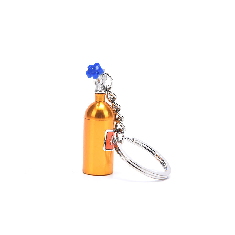 Chaveiro com Mini Frasco de Óxido Nitroso - Presente Único para Amantes de Carros!