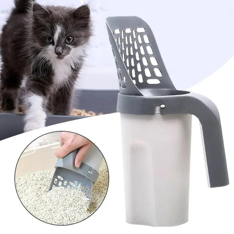Pá Higiênica para Gatos com Sacos Embutidos Autolimpante CAT POOP