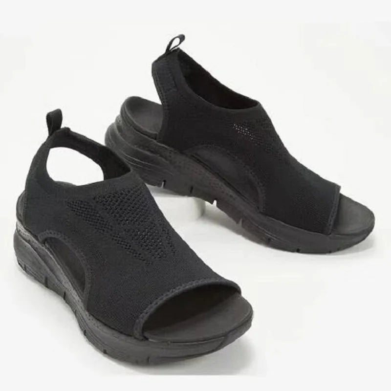 Sandália Feminina Light Confort - Feita em Malha Mesh Flexível e Respirável Para Maior Conforto
