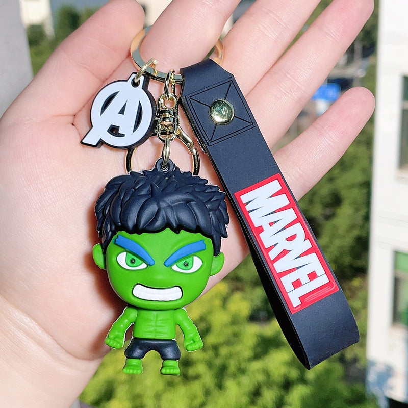 Chaveiro Super Heroes em Silicone Marvel DC Quality