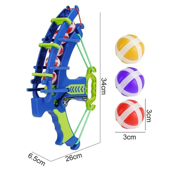 Kit Lançador com 11 Projeteis e Alvo + Gancho Autoadesivo em Velcro SUPER STRIKE
