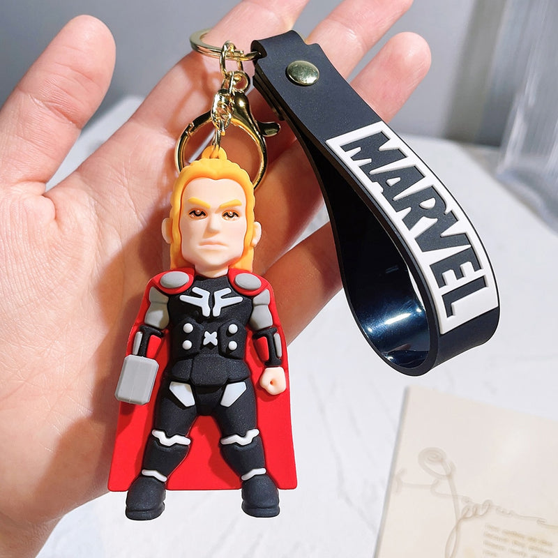 Chaveiro Super Heroes em Silicone Marvel DC Quality