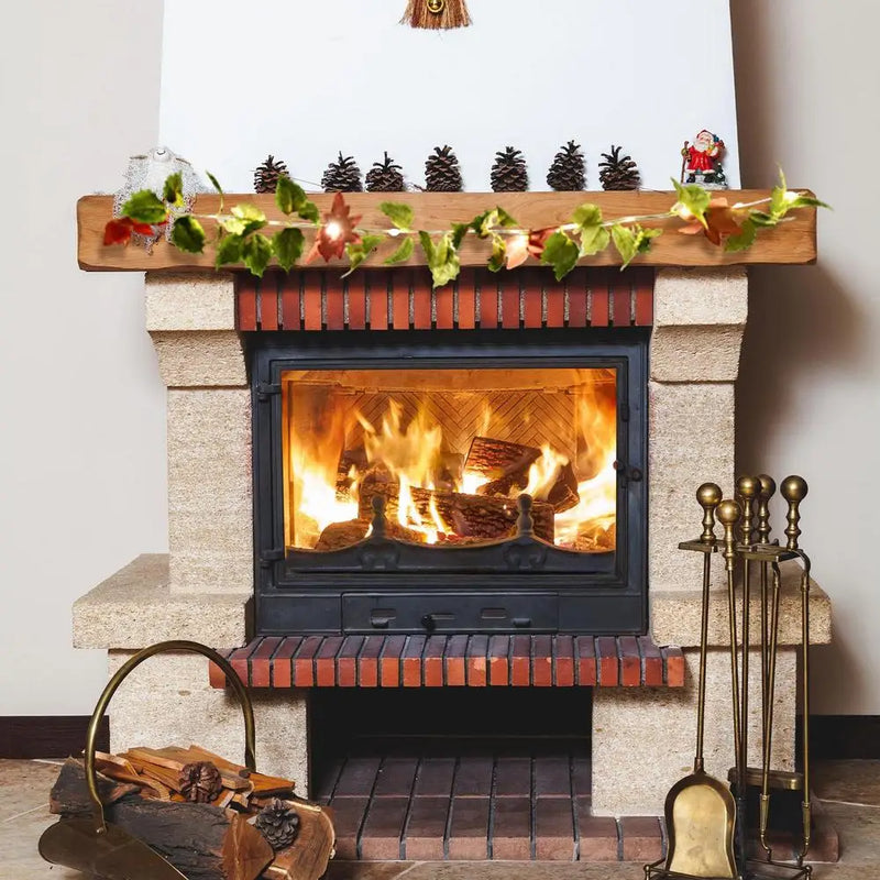 Decoração Artificial Guirlanda de Natal com Luz LED em PVC