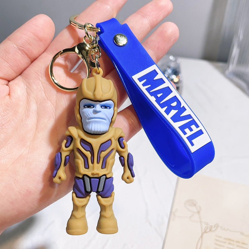 Chaveiro Super Heroes em Silicone Marvel DC Quality