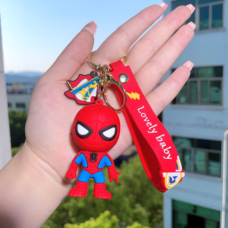 Chaveiro Super Heroes em Silicone Marvel DC Quality