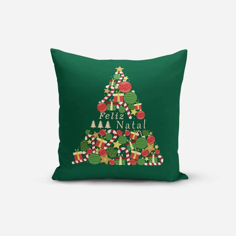 Kit 3 Capas de Almofadas de Natal 45x45cm Yuzo
