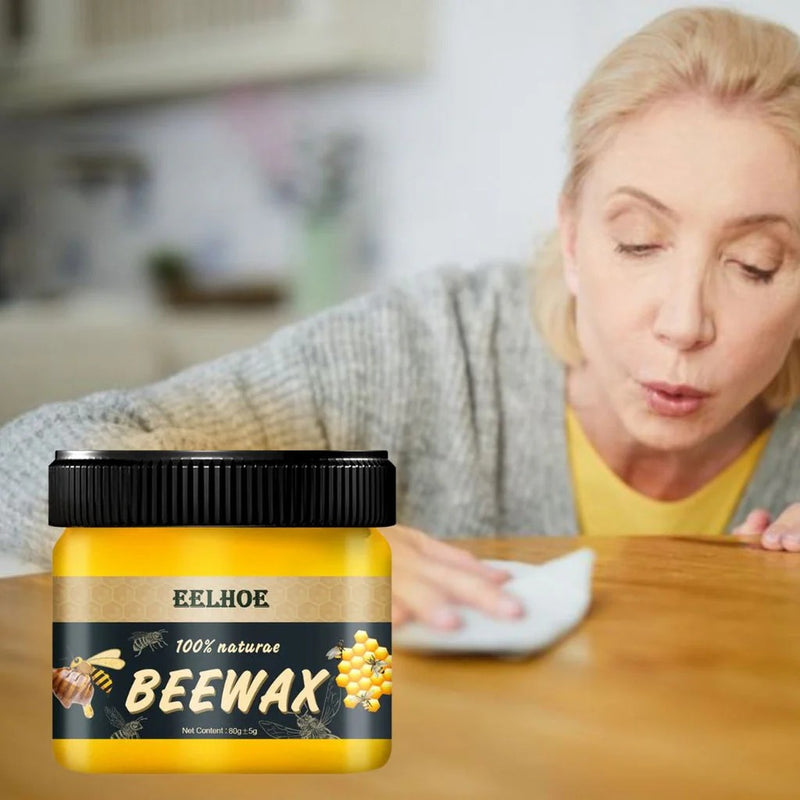 Cera Feita com Mel de Abelha Restauradora Premium de Móveis, Pisos e Madeiras BeeWax [COMPRE 1 LEVE 3]