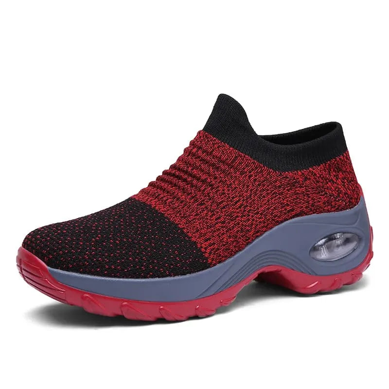 Tênis Tipo Meia Slip on PowerAir - Feito Em Fibra Mesh Super Macia | Amortecimento AirPremium Para Conforto TOTAL