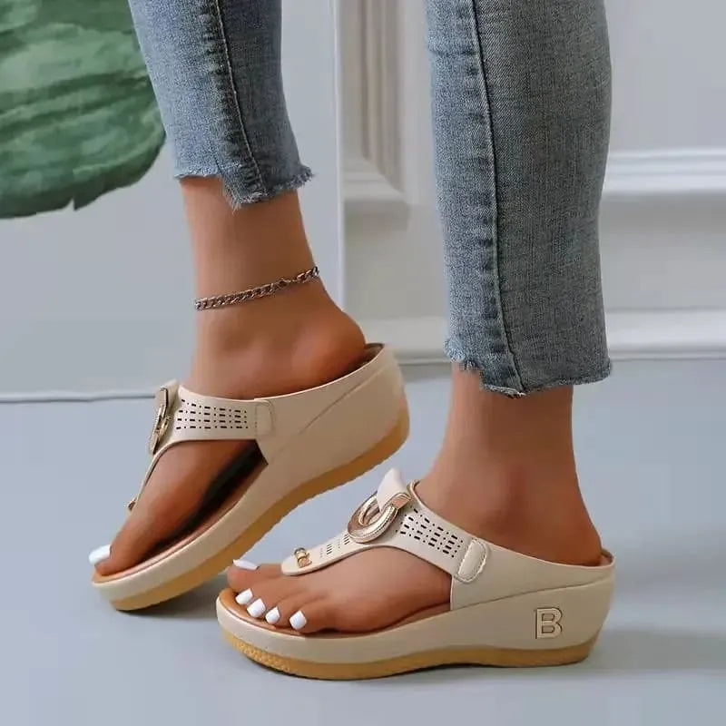 Sandália De Plataforma Alta BShine - Conforto e Estilo Únicos