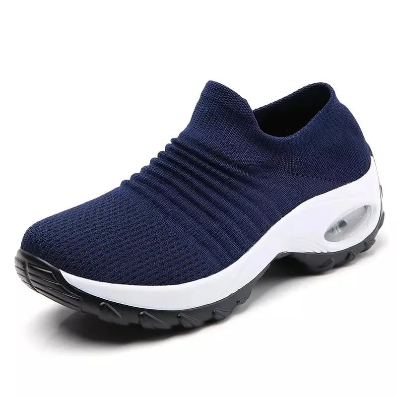 Tênis Tipo Meia Slip on PowerAir - Feito Em Fibra Mesh Super Macia | Amortecimento AirPremium Para Conforto TOTAL