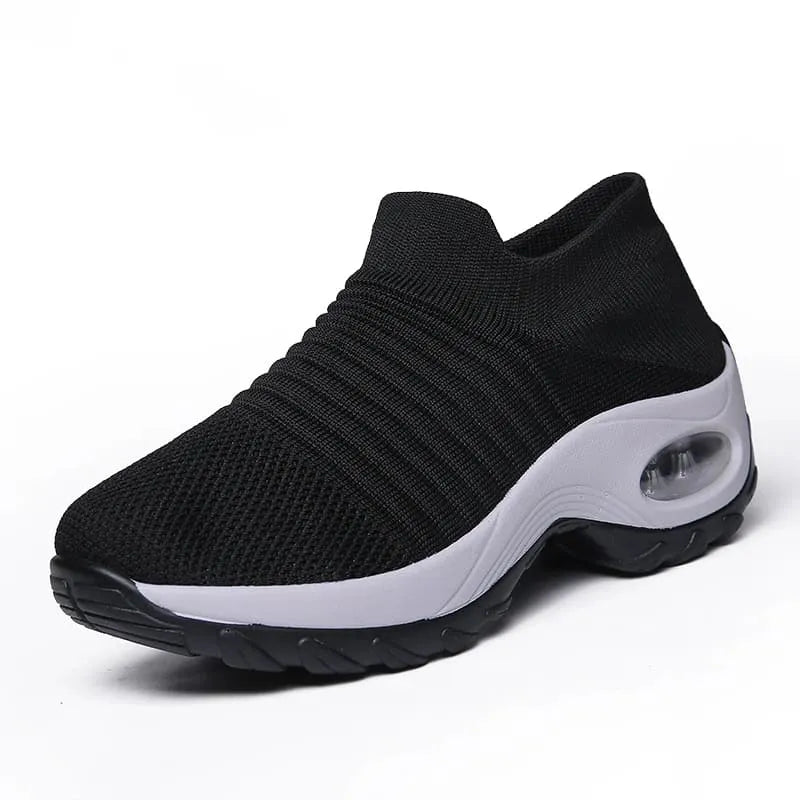 Tênis Tipo Meia Slip on PowerAir - Feito Em Fibra Mesh Super Macia | Amortecimento AirPremium Para Conforto TOTAL