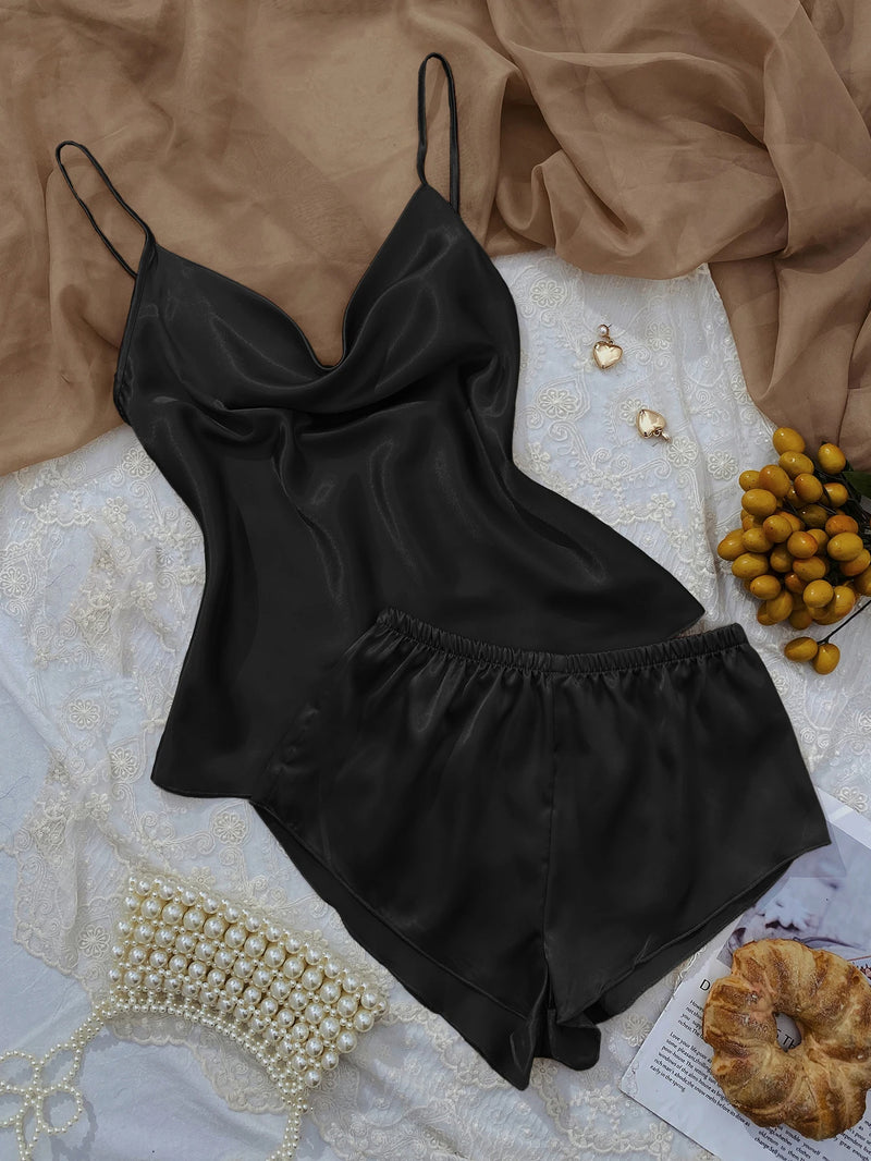 Pijama Feminino Sweet Comfort - Conjunto BabyDoll e Shorts Fresquinho LooseFit | Tecido Super Macio e Confortável