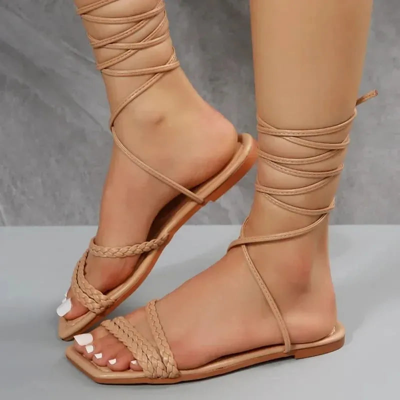 Sandália Gladiadora Rope | Design Exclusivo Coleção 2024