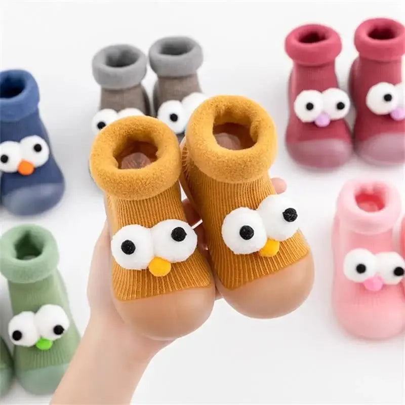 Sapatinho Meia Funny Feeties - Desenhos animados bonitos, confortável, respirável