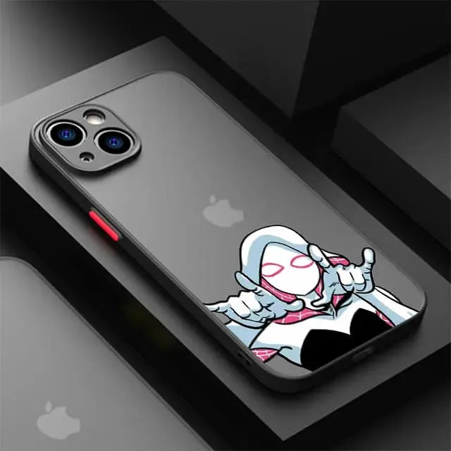 Capinha Iphone Casal do Aranhaverso - Case de Alta Proteção e Resistência