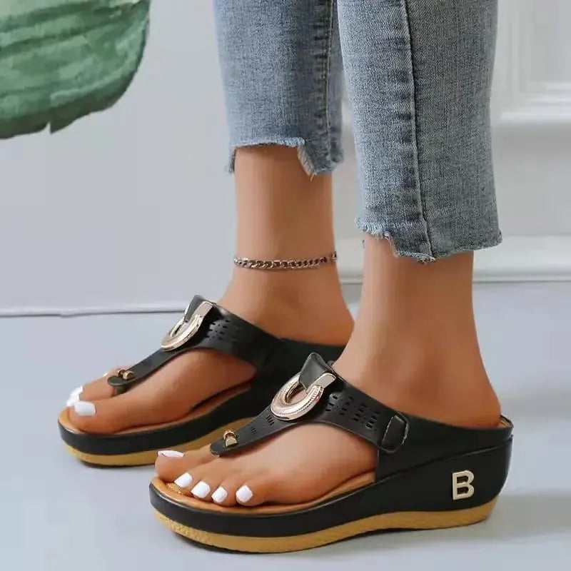 Sandália De Plataforma Alta BShine - Conforto e Estilo Únicos