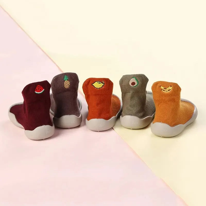 Sapatinho Meia Baby Fruit Confort Plus - Pés quentinhos e confortáveis