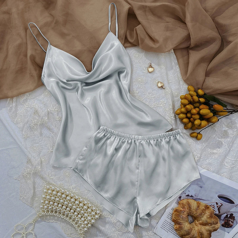 Pijama Feminino Sweet Comfort - Conjunto BabyDoll e Shorts Fresquinho LooseFit | Tecido Super Macio e Confortável