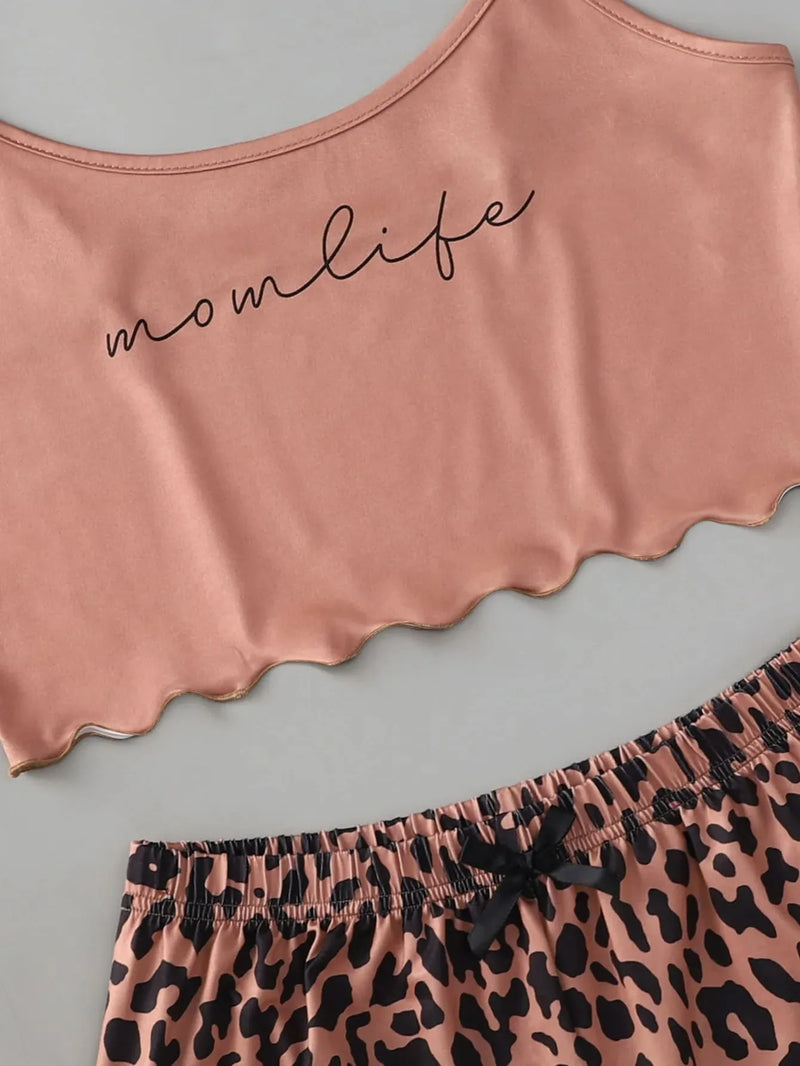 Pijama Feminino Mommy - Conjunto Top Cropped e Shorts Fresquinho LooseFit | Tecido Super Macio e Confortável
