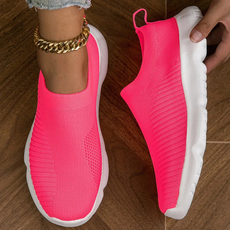 Tênis StreetStyle Tipo Meia Slip on - Feito Em Fibra Mesh Super Macia e Confortável