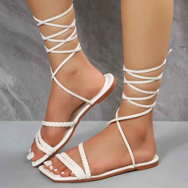 Sandália Gladiadora Rope | Design Exclusivo Coleção 2024
