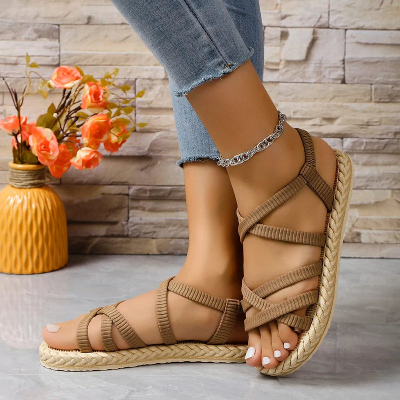 Sandália Flexi com Elástico em Mesh Confortável- Beleza, Flexibilidade e Conforto