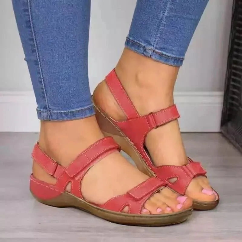 Sandália Horizon - Feita em Couro PU Macio e Confortável Com Amortecimento Premium | Conforto para Um Estilo de Vida Moderno