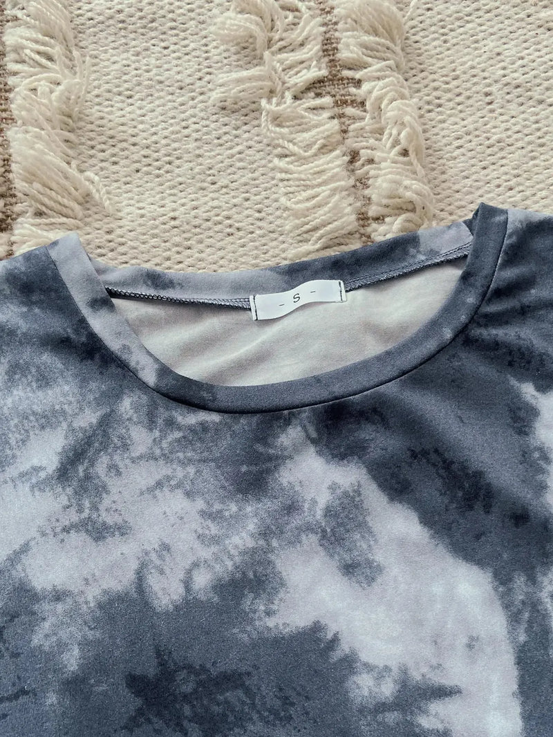 Pijama Feminino TyeDie Cozy - Conjunto BabyDoll e Shorts Fresquinho LooseFit | Tecido Super Macio e Confortável