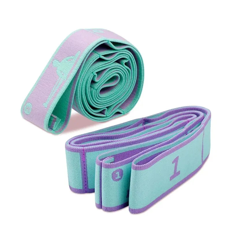 Kit 2 Faixas de Resistência para Exercícios em Casa e Alongamentos Multifuncional e Fortalecimento Muscular