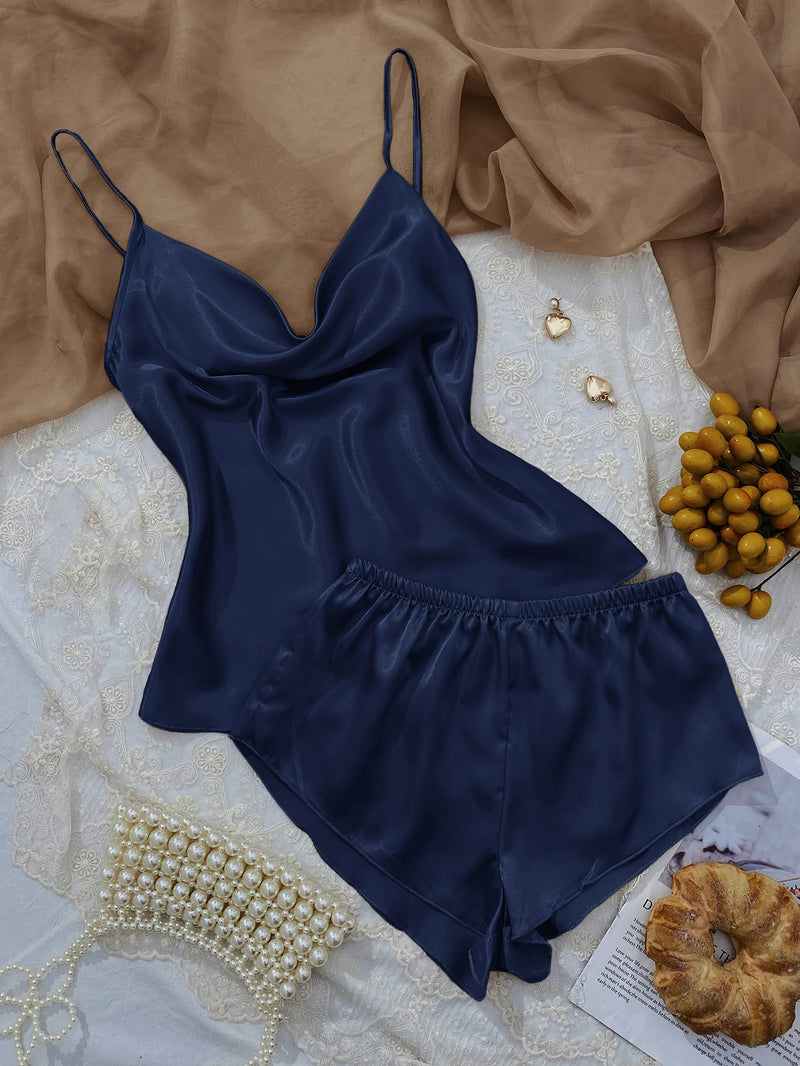 Pijama Feminino Sweet Comfort - Conjunto BabyDoll e Shorts Fresquinho LooseFit | Tecido Super Macio e Confortável