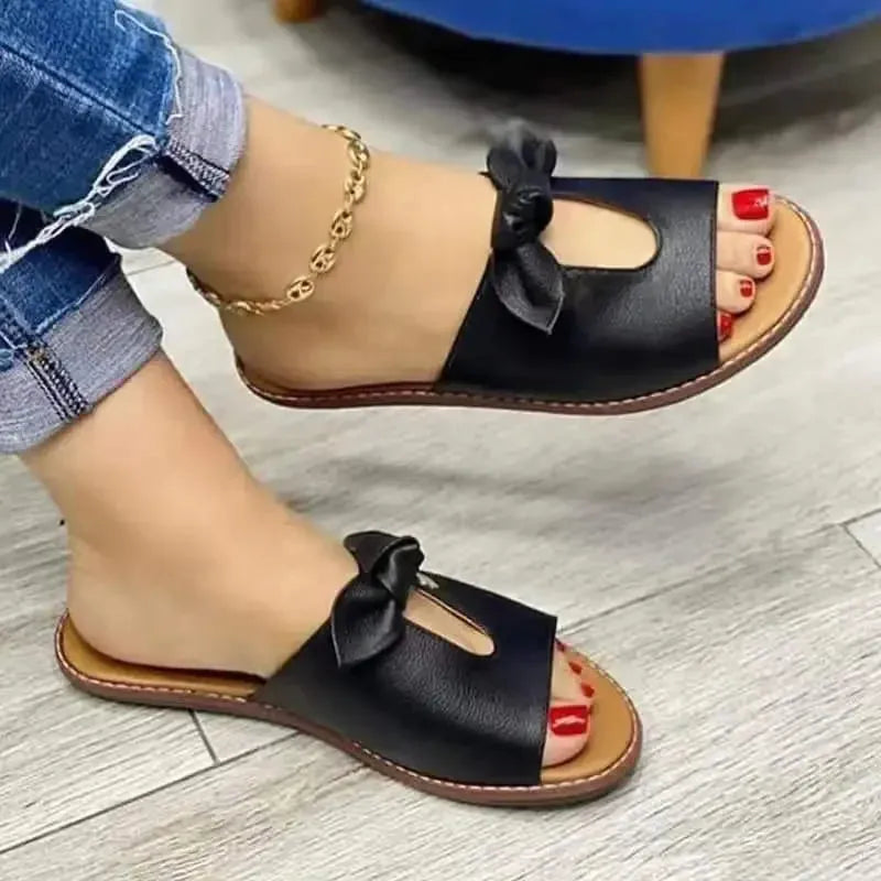 Sandália Slide SerenityGlow - Uma Sandália Única e Elegante Que Combina Com Seu Estilo