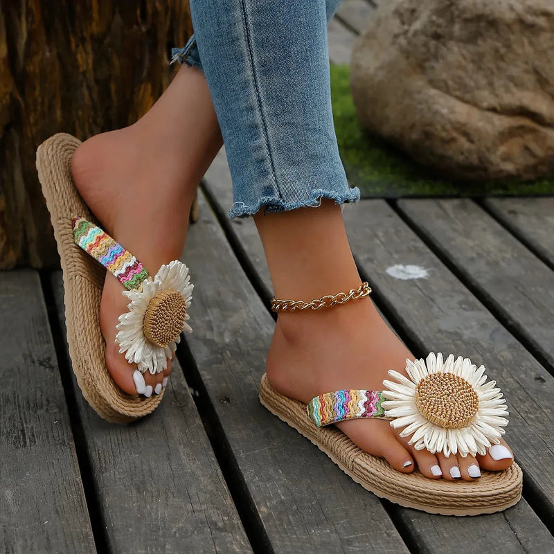 Sandália Sunflower Tropical | Um Encanto Para Seus Pés