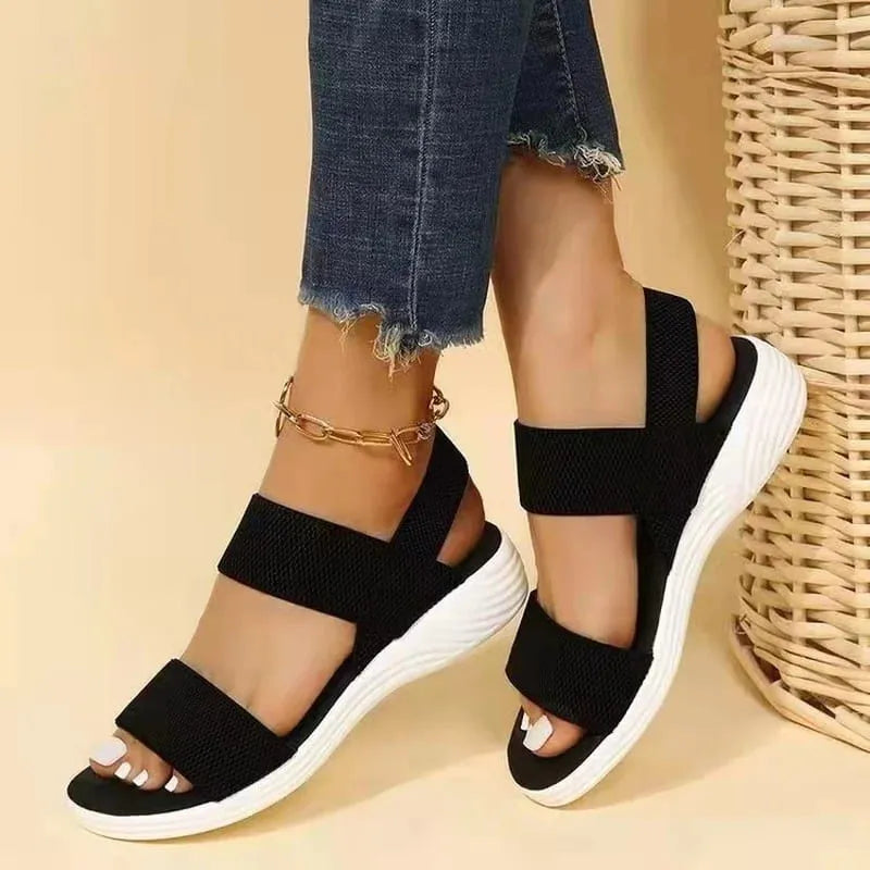 Sandália Glimmer - Muito Conforto e Estilo | Com Elásticos Mesh Ajustáveis e Amortecimento Premium