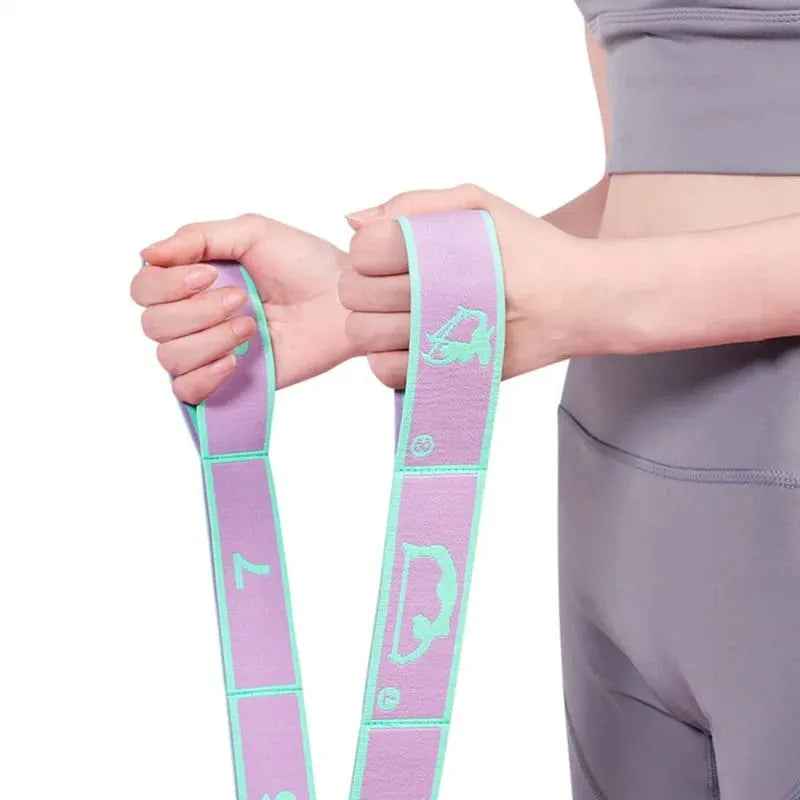 Kit 2 Faixas de Resistência para Exercícios em Casa e Alongamentos Multifuncional e Fortalecimento Muscular
