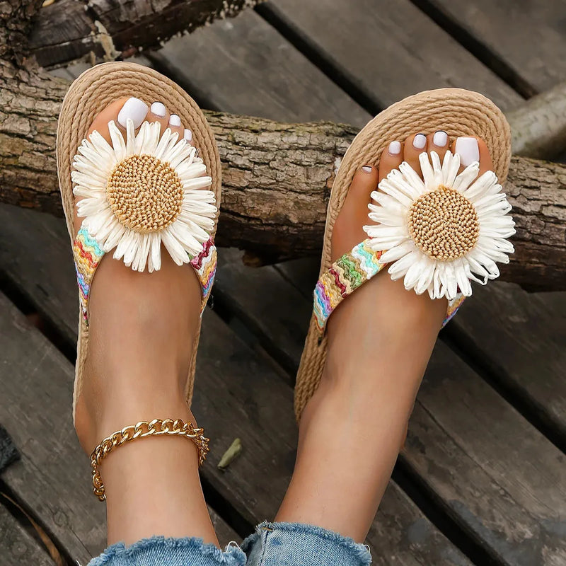 Sandália Sunflower Tropical | Um Encanto Para Seus Pés