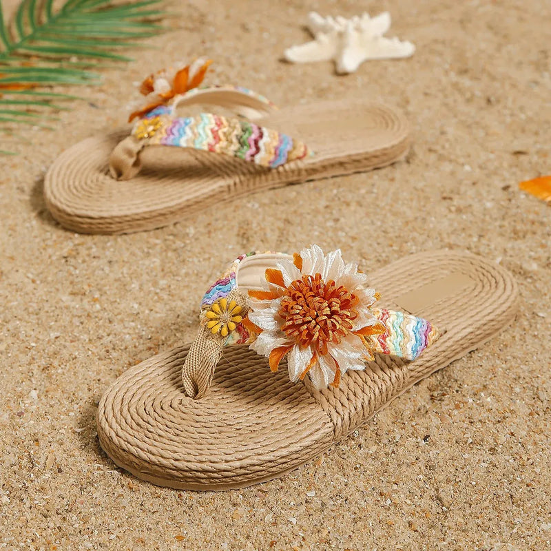 Sandália SunFlower - Chinelo Delicado e Charmoso Para Um Dia De Sol