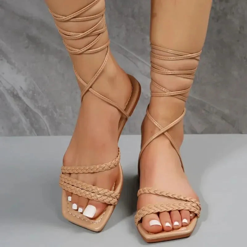 Sandália Gladiadora Rope | Design Exclusivo Coleção 2024